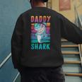 Daddy Shark Retro Vintage Dad Men's Sweatshirt Back Print Daddy Shark Retro Vintage Dad Men's Sweatshirt Back Print