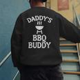 Daddys BBQ Buddy Cute Barbecue Family Match Boys Girls Kids Men's Sweatshirt Back Print