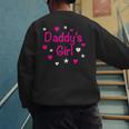 Daddy's Girl Shirt With Pink Lettering Men's Sweatshirt Back Print