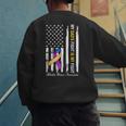 My Dad's Fight Is My Fight Bladder Cancer Awareness Men's Sweatshirt Back Print My Dad's Fight Is My Fight Bladder Cancer Awareness Men's Sweatshirt Back Print