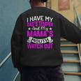 I Have My Dad's Temper & My Mama's Mouth Daughter Kids Men's Sweatshirt Back Print