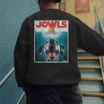 Dalmatian Jowls Cute Paws Spot Dog Mom Top Dog Dad Men's Sweatshirt Back Print