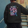 In My Daughter Era Dad Life Soft Pastel Pride Theme Men's Sweatshirt Back Print