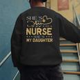 My Daughter Is A Nurse Proud Nurse's Mom Dad RN LPN Family Men's Sweatshirt Back Print My Daughter Is A Nurse Proud Nurse's Mom Dad RN LPN Family Men's Sweatshirt Back Print