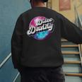 Disco Daddy 60's 70s Disco Dad Men's Sweatshirt Back Print
