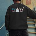 Disney Frozen Olaf Sven Kristoff Father’s Day Birthday Dad Men's Sweatshirt Back Print