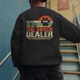 Dog Fathers Day Fur Dad The Man The Myth The Snack Dealer Men's Sweatshirt Back Print