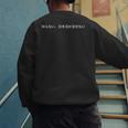 I Don't Know I Don't Speak Japanese Dad Jokes Japanese Men's Sweatshirt Back Print I Don't Know I Don't Speak Japanese Dad Jokes Japanese Men's Sweatshirt Back Print
