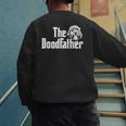 The Doodlefather Golden Doodle Dad Dog Goldendoodle Men's Sweatshirt Back Print