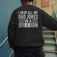 Father's Day Nerd Programmer Dad Jokes Men's Sweatshirt Back Print