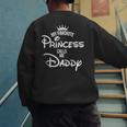 My Favorite Princess Calls Me Daddy Daughter Fathers Day Men's Sweatshirt Back Print