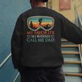 My Favorite Ski Buddies Call Me Dad Ski Dad Men's Sweatshirt Back Print