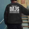 Flag Football Girl Dad Proud Father Of Girl Playing Sports Men's Sweatshirt Back Print