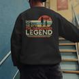 Gardener Dad The Man The Myth The Gardening Legend Men's Sweatshirt Back Print