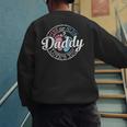 Gender Reveal Dad Daddy To Be Pink Or Blue Baby Shower Men's Sweatshirt Back Print