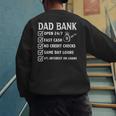 Girl Father's Day Daddy & Dad Of Girls Outnumbered Men's Sweatshirt Back Print