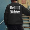 The Goalfather Dad Soccer Goalkeeper Goalie Coach Footballer Men's Sweatshirt Back Print The Goalfather Dad Soccer Goalkeeper Goalie Coach Footballer Men's Sweatshirt Back Print