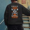 He's Also My Favorite Basketball Player Dad Basketball Dad Men's Sweatshirt Back Print