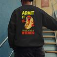 Hilarious Hot Dog Dad Joke Text Pun Dirty Joke -Barbecue Men's Sweatshirt Back Print