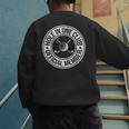 Hole In One Golf Dad & Cart Golfer Men's Sweatshirt Back Print