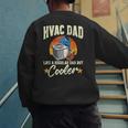 HVAC Dad But Cooler HVAC Technician Father Men's Sweatshirt Back Print