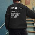 HVAC Dad Definition HVAC Technician Men's Sweatshirt Back Print