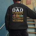 I'm A Dad Grandpa And A Vietnam Veteran US Army Vet Men's Sweatshirt Back Print
