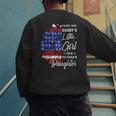 I'm Not Just a Daddy's Little Girl I'm a Veteran's Daughter Small Men's Sweatshirt Back Print
