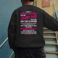 I'm Not A Perfect Daughter But My Crazy Dad Loves Me Men's Sweatshirt Back Print