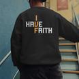 IVF I Have Faith IVF Mom IVF Dad Transfer Day Men's Sweatshirt Back Print IVF I Have Faith IVF Mom IVF Dad Transfer Day Men's Sweatshirt Back Print