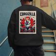 Japanese Art Corgi Dog Mom Dad Men's Sweatshirt Back Print