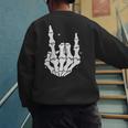 Just A Dad Who Always Came Back 2 Sided Skeleton Men's Sweatshirt Back Print Just A Dad Who Always Came Back 2 Sided Skeleton Men's Sweatshirt Back Print