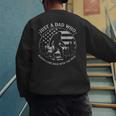 Just A Dad Who Always Came Back With The Milk Daddy Bigfoot Men's Sweatshirt Back Print