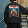 Labradoodle Jowls Tee Fawn Lab Doodle Mom Top Dad Men's Sweatshirt Back Print