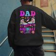 Let's Roll Dad Of The Birthday Girl Roller Skate Birthday Men's Sweatshirt Back Print