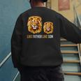 Lion Dad Like Father Like Son Lions Lovers Fathers Day Men's Sweatshirt Back Print