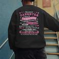 I Am a Lucky Daughter I Have Crazy Dad For Daughter Men's Sweatshirt Back Print
