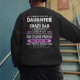 I Am A Lucky Daughter I Have A Crazy Dad Men's Sweatshirt Back Print