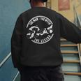 The Man The Myth The Legend Daddy Love Cows Dad Cow Print Men's Sweatshirt Back Print
