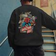 Marvel Spider-Man Amazing Dad Father's Day Men's Sweatshirt Back Print