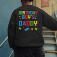 Master Builder Birthday Boy's Daddy Building Bricks Blocks Men's Sweatshirt Back Print Master Builder Birthday Boy's Daddy Building Bricks Blocks Men's Sweatshirt Back Print