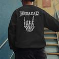 Megadad Retro 90s Hard Rock Band Heavy Metal Father's Day Men's Sweatshirt Back Print