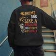 Men Anime Father's Day Anime Dad Except Way Cooler Men's Sweatshirt Back Print