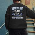 For Men Freestyle Wrestling Dad Men's Sweatshirt Back Print