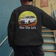 Mini Van Life Soccer Mom Dad Parent For Parents Men's Sweatshirt Back Print Mini Van Life Soccer Mom Dad Parent For Parents Men's Sweatshirt Back Print