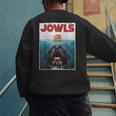 Newfoundland Dog Newfie Lab Jowls Burger Dog Mom Dad Men's Sweatshirt Back Print Newfoundland Dog Newfie Lab Jowls Burger Dog Mom Dad Men's Sweatshirt Back Print