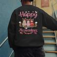 Norwegian Forest Cat Happy Meowentines Valentine Dad Mom Men's Sweatshirt Back Print Norwegian Forest Cat Happy Meowentines Valentine Dad Mom Men's Sweatshirt Back Print