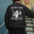 Not Now Kitten Daddy Increasing Shareholder Value Alpha Wolf Men's Sweatshirt Back Print Not Now Kitten Daddy Increasing Shareholder Value Alpha Wolf Men's Sweatshirt Back Print