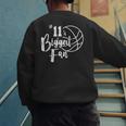 Number 11's Biggest Fan Shirt Basketball Player Mom Dad Men's Sweatshirt Back Print