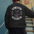 One Badass Bonus Stepdad Birthday Step Dad Men's Sweatshirt Back Print